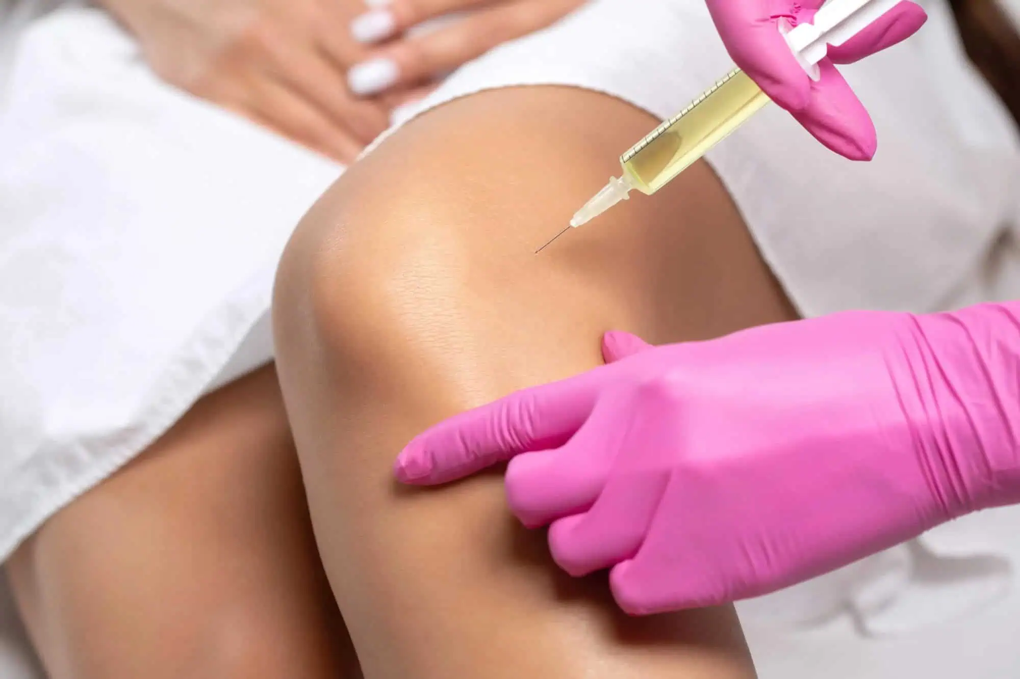A young lady getting stem cell therapy service in santee, ca